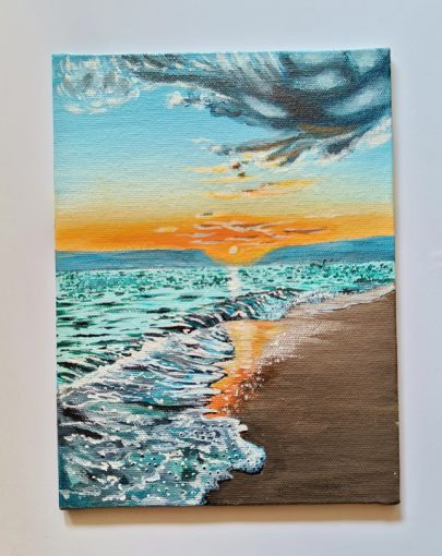 Seacape Acrylic Painting