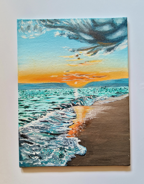 Seacape-Acrylic-Painting